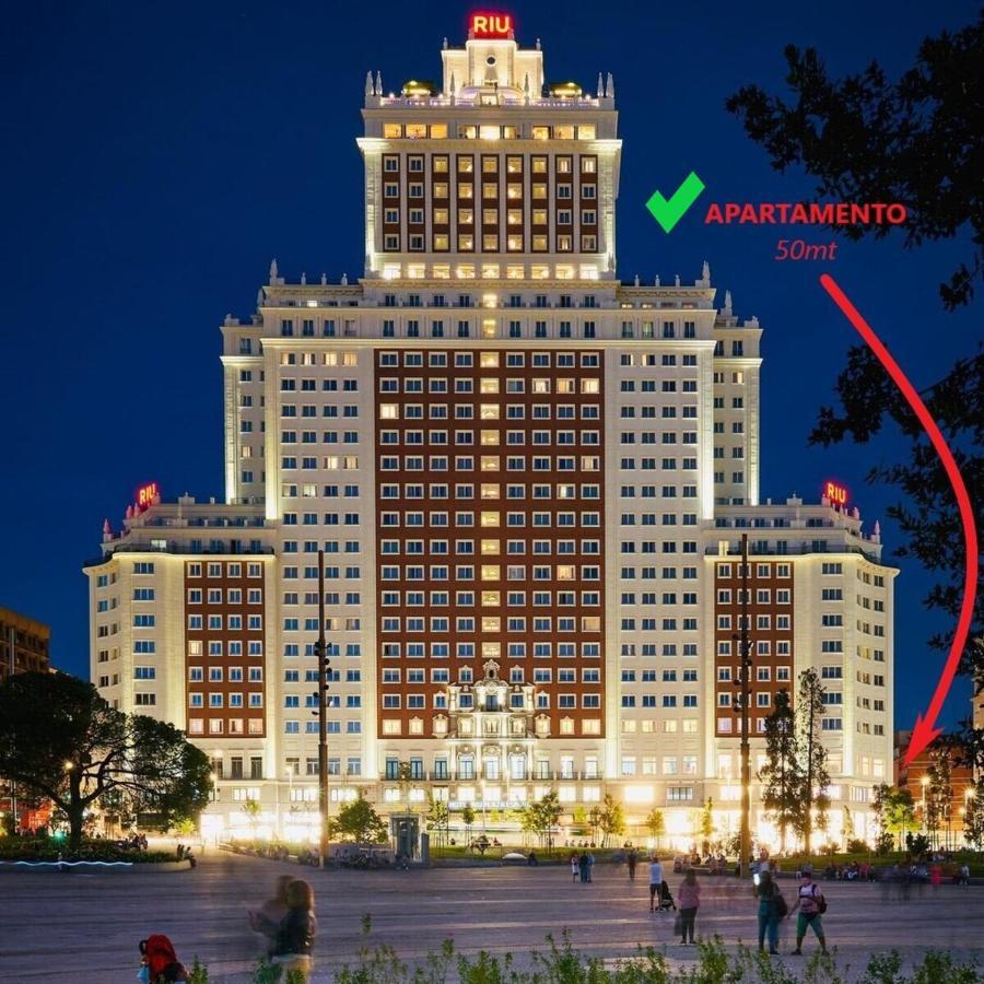 Centrico Plaza Espana - Gran Via Madrid Exteriör bild